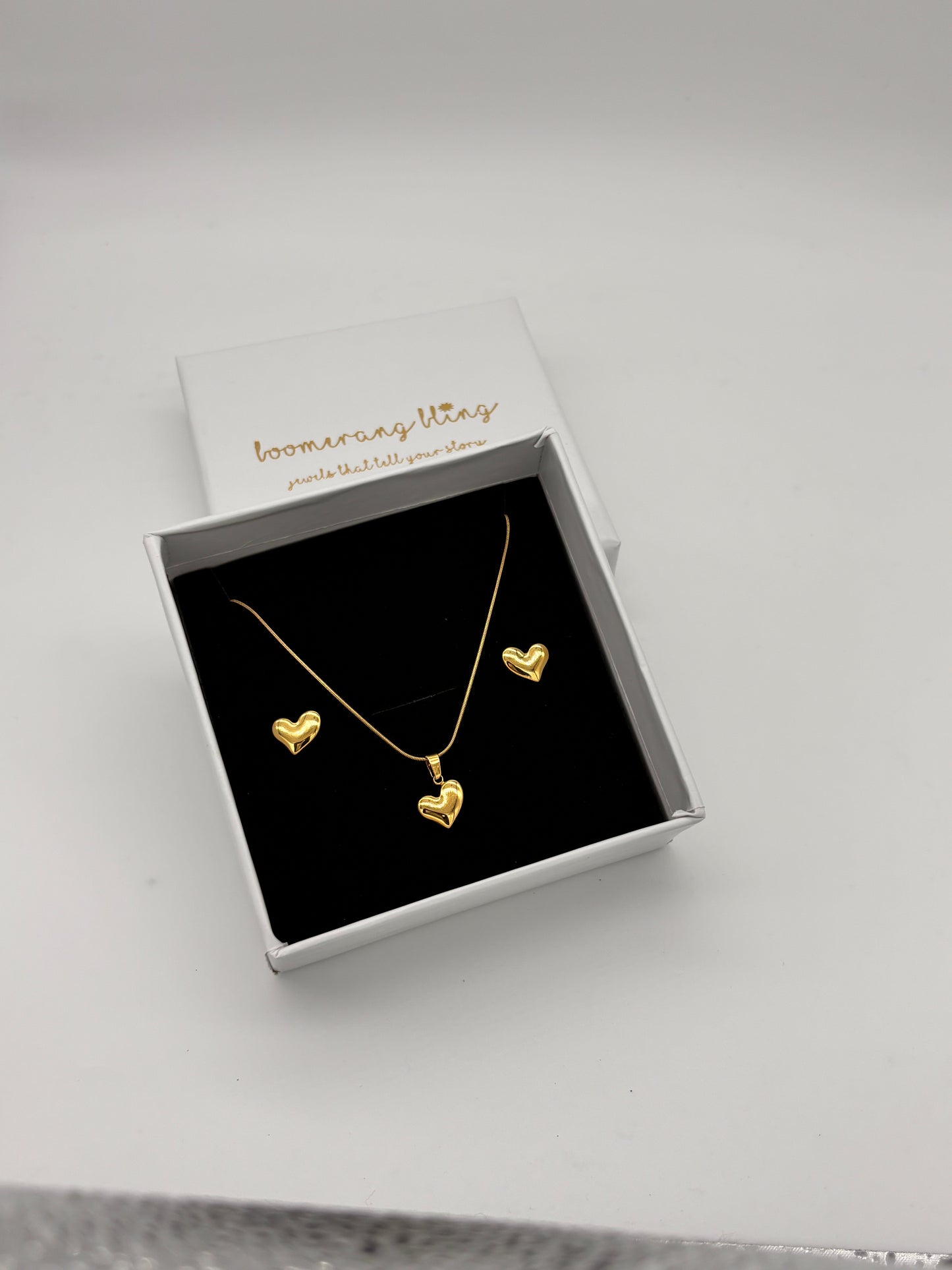 Heart Pendant Set
