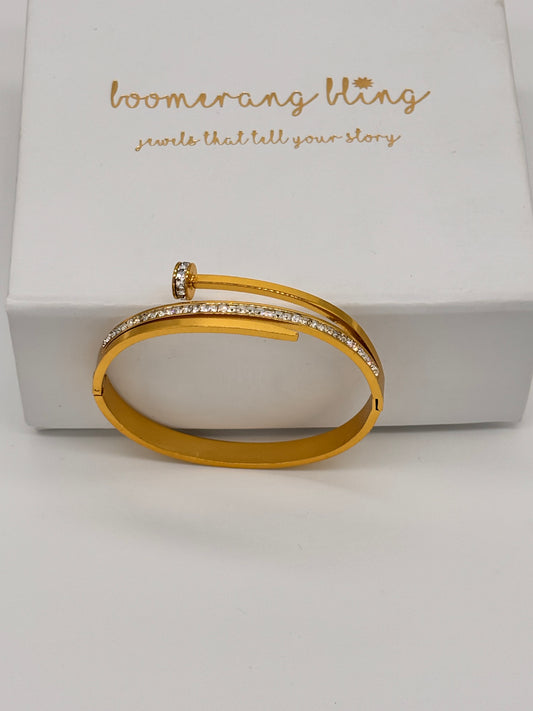Nail Bangle Bracelet